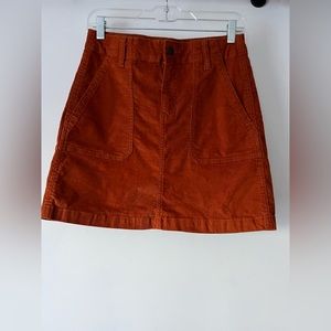 Corduroy skirt
